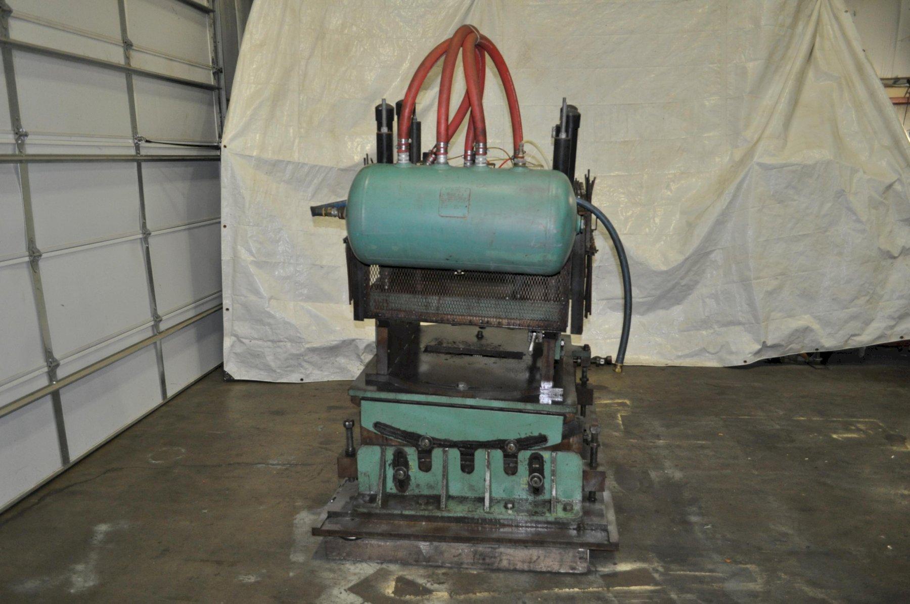 60 Ton, Airam #ATP-1615, cut-off press, 3 stroke, 13.3"Shut Height, 36" x32"bed, 235 SPM, adj tilt base - Image 3