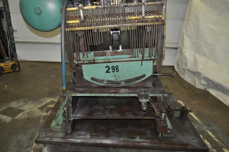 60 Ton, Airam #ATP-1615, cut-off press, 3 stroke, 13.3"Shut Height, 36" x32"bed, 235 SPM, adj tilt base - Image 4