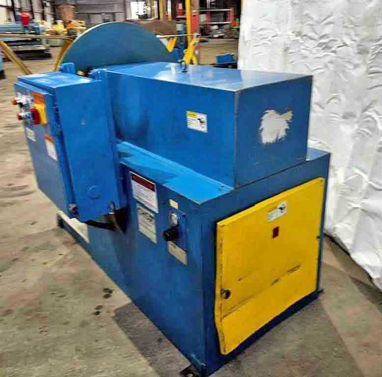 6000 lb. Minster / CHS #R40-12, uncoiler, 12" width, 60" O.D., 20"-25" ID, hydraulic expansion, 3-leaf - Image 7
