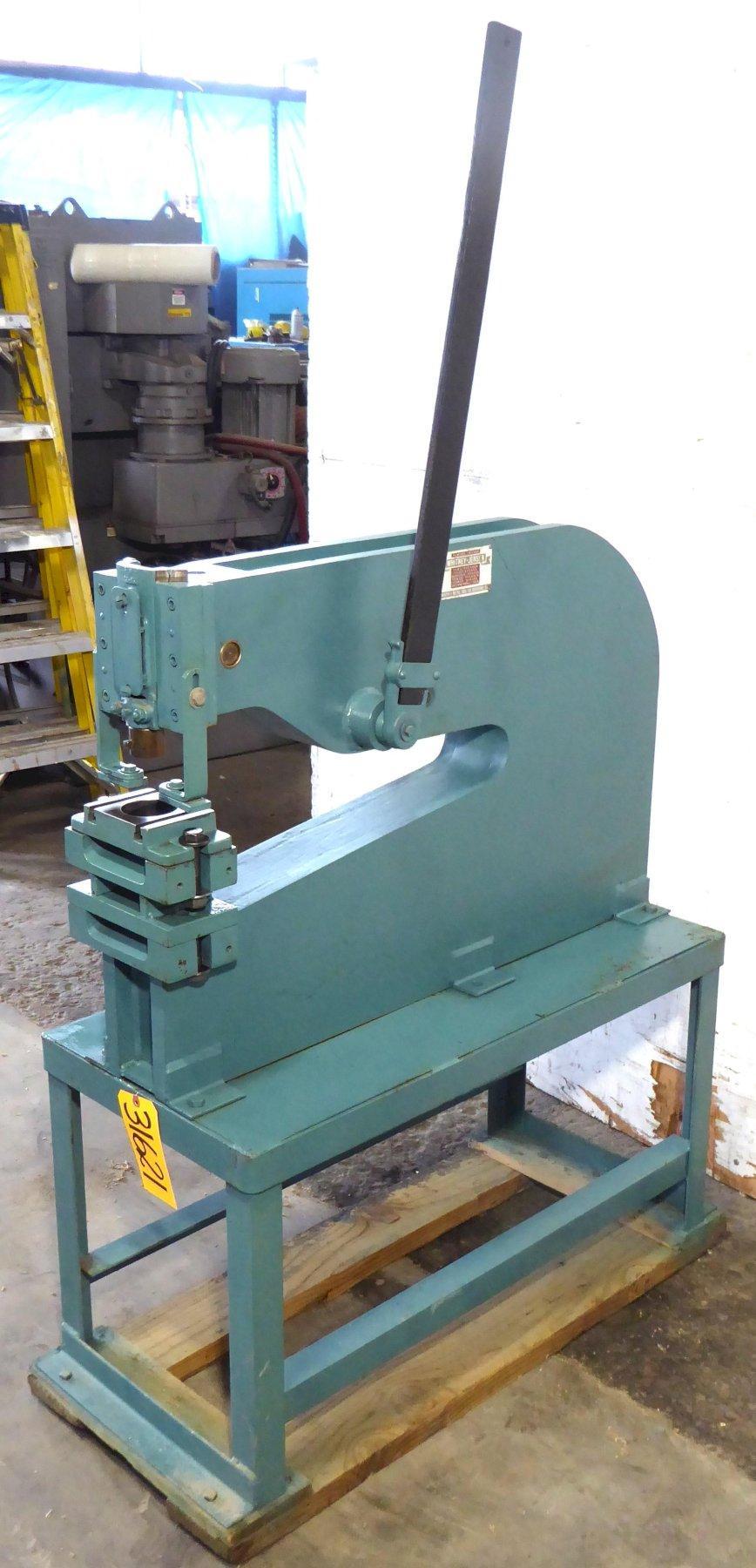 8 Ton, Whitney Jensen #34, lever press/punch, 24" throat - Image 1