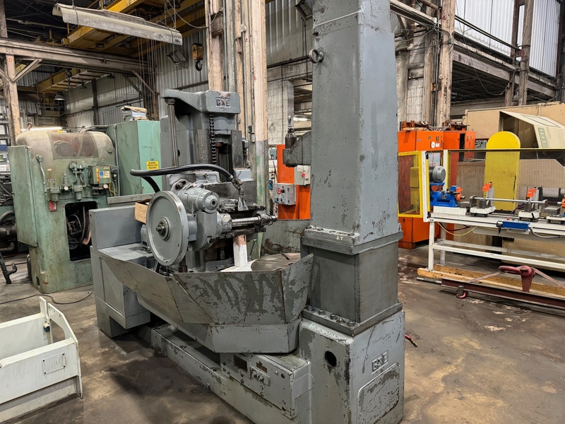 Gould & Eberhardt #36HS, heavy duty spur gear hobber, single thread index, tailstock - Image 1