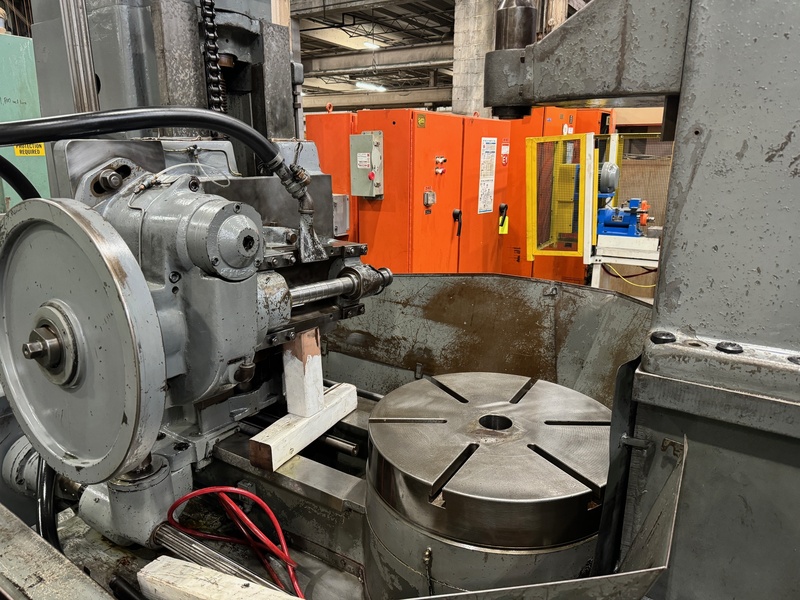 Gould & Eberhardt #36HS, heavy duty spur gear hobber, single thread index, tailstock - Image 2