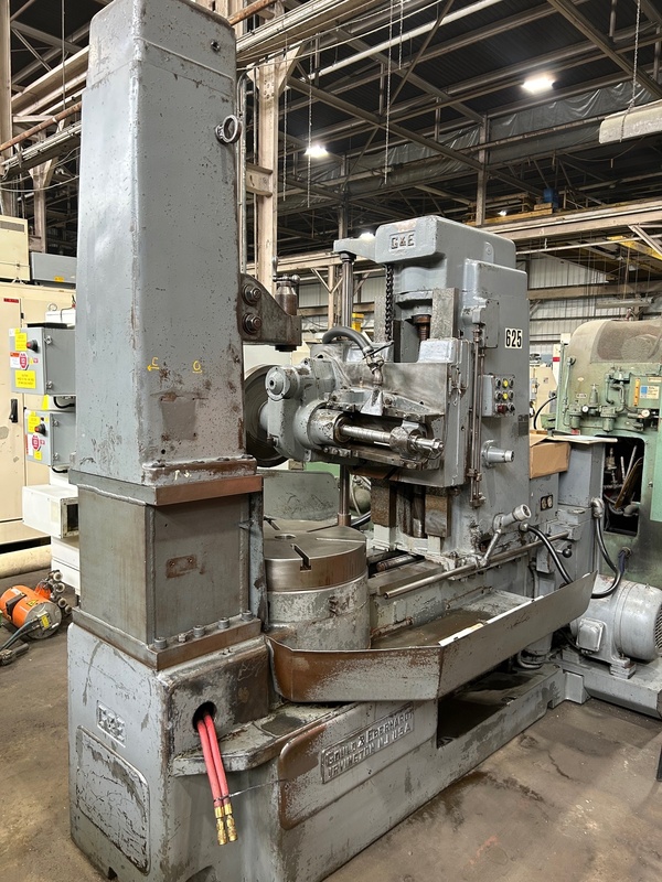 Gould & Eberhardt #36HS, heavy duty spur gear hobber, single thread index, tailstock - Image 9