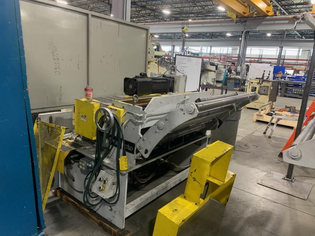 36" x .156" Perfecto #EF-600, servo roll feed, 6" roll diameter - Image 3