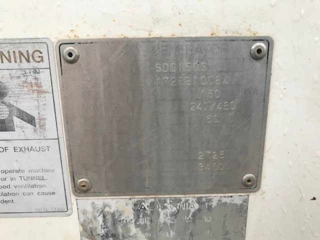54 KW Airman PowerPro #SDG150S, standby, Tier 3, 120/240/208/277/480 Volts, 6.7k hours, 2009, $32.5k - Image 9