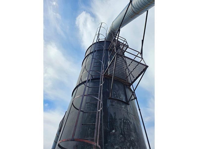 16700 cfm MacDonald Steel #26-PTFU, baghouse dust collector, 1780 sq.ft., 85 bags, 8" diameter x 120" long - Image 4