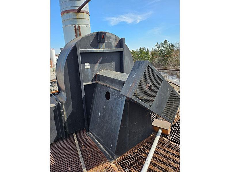 16700 cfm MacDonald Steel #26-PTFU, baghouse dust collector, 1780 sq.ft., 85 bags, 8" diameter x 120" long - Image 8