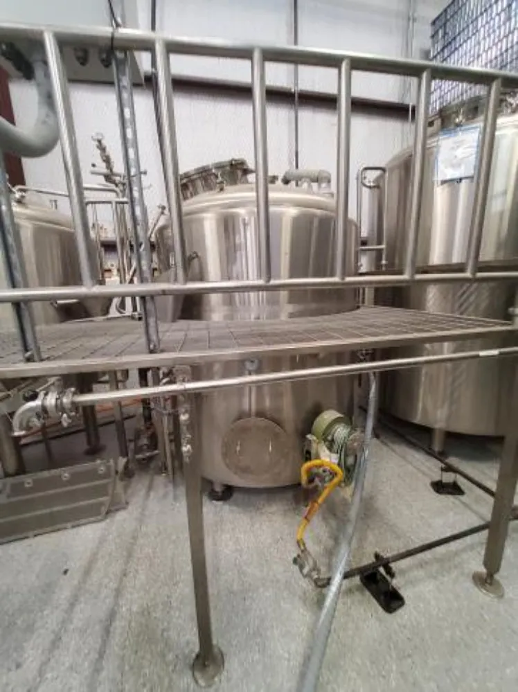 O' neills 10-16.5 BBL Stainless Steel Boil Kettle, 65.4" x 90.4" Dimensions, 2016 - Image 1