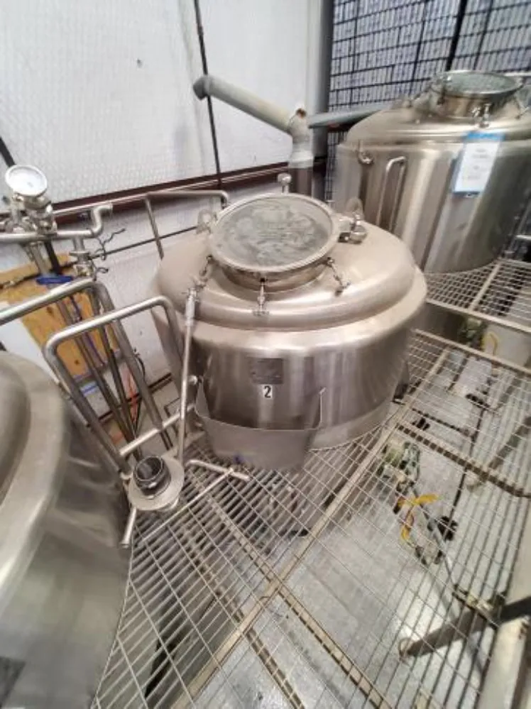O' neills 10-16.5 BBL Stainless Steel Boil Kettle, 65.4" x 90.4" Dimensions, 2016 - Image 3