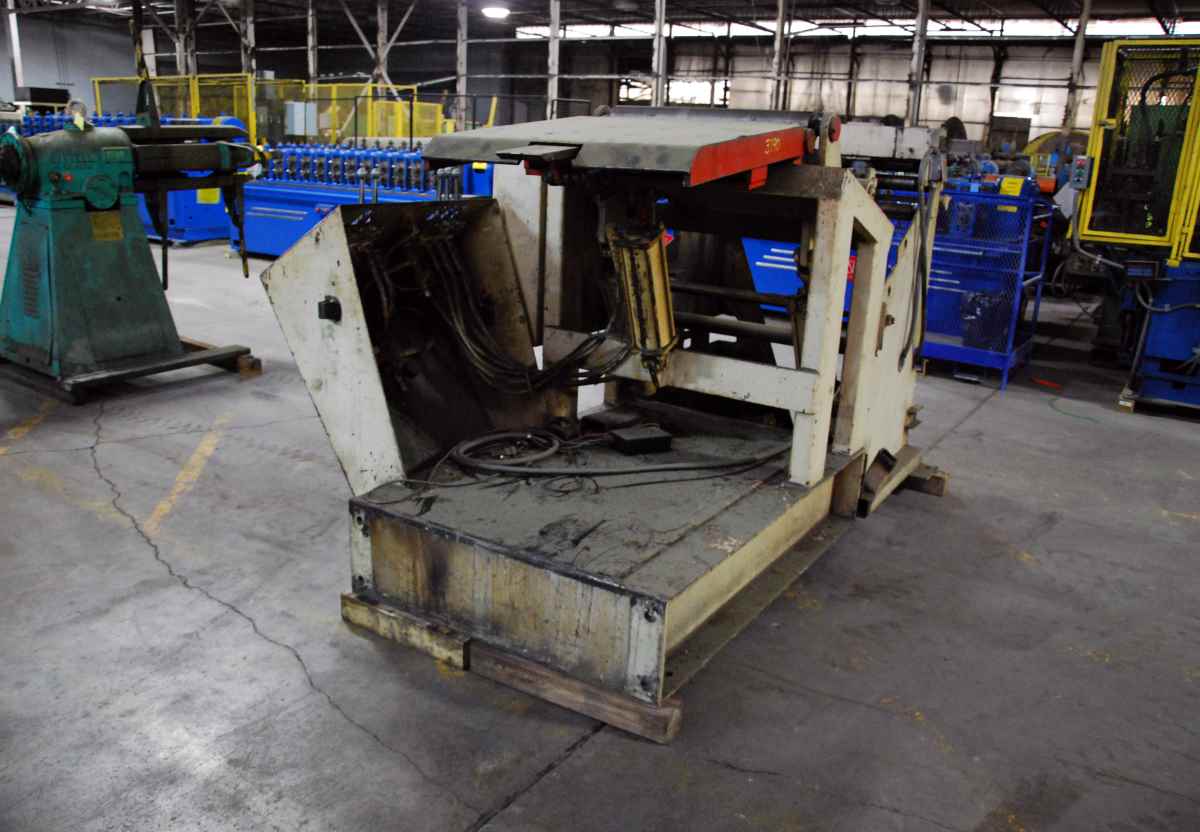 24" American Steel Line, coil peeler, 10000 lb., exit guide rolls, 1989 - Image 5