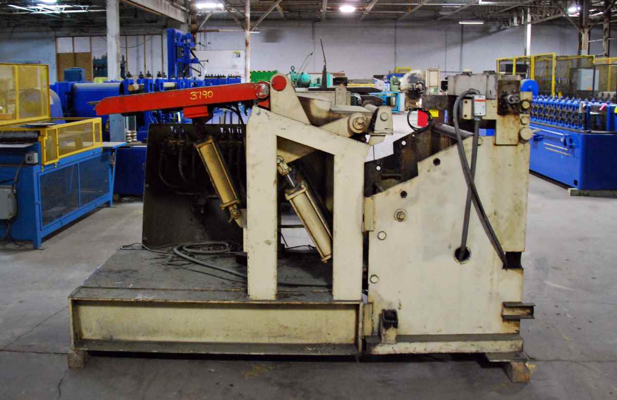 24" American Steel Line, coil peeler, 10000 lb., exit guide rolls, 1989 - Image 7