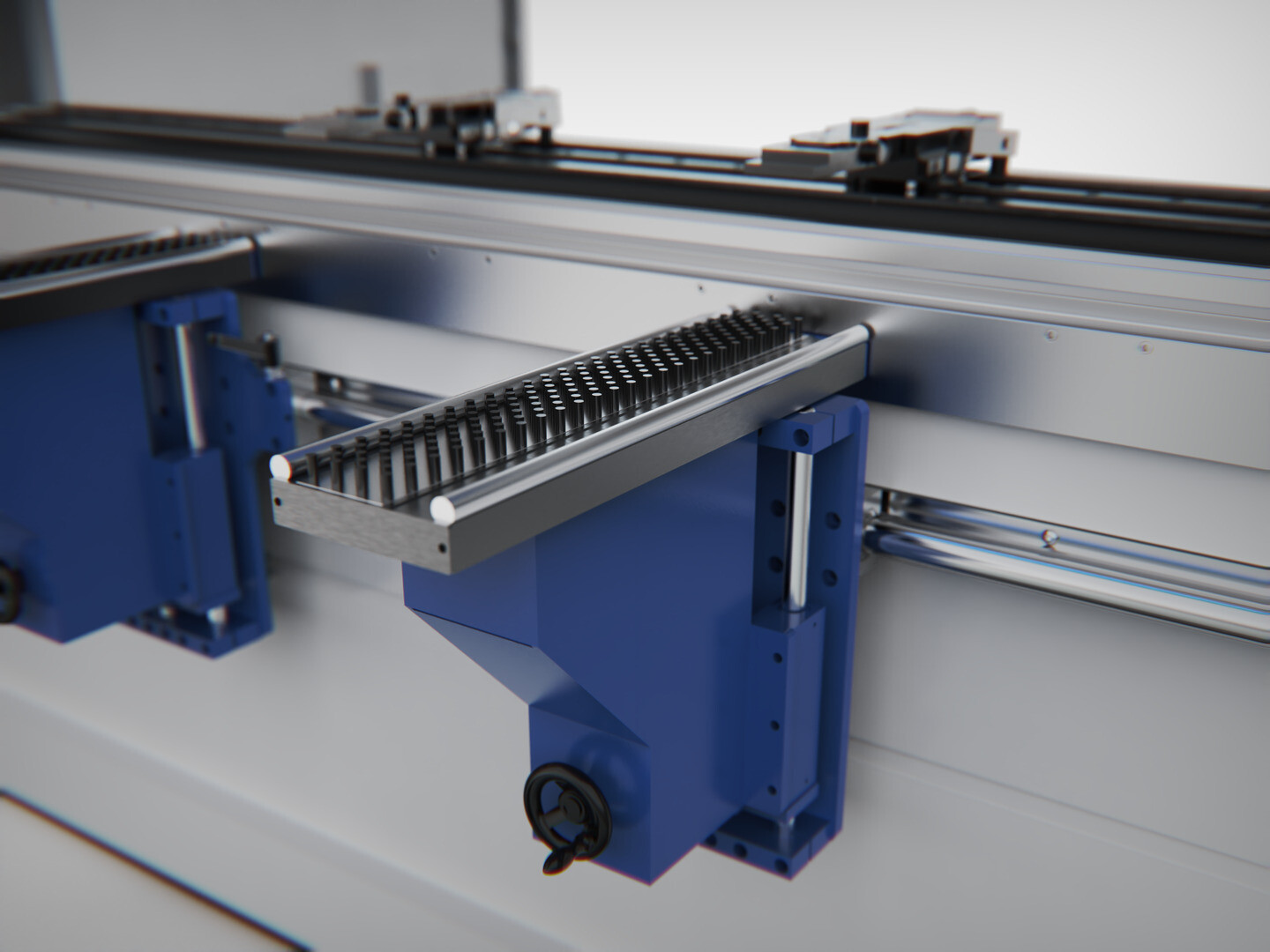 320 Ton, MVD #D320-3700, iBend CNC hydraulic press brake, ESA S 650 CNC Control Unit - Image 3