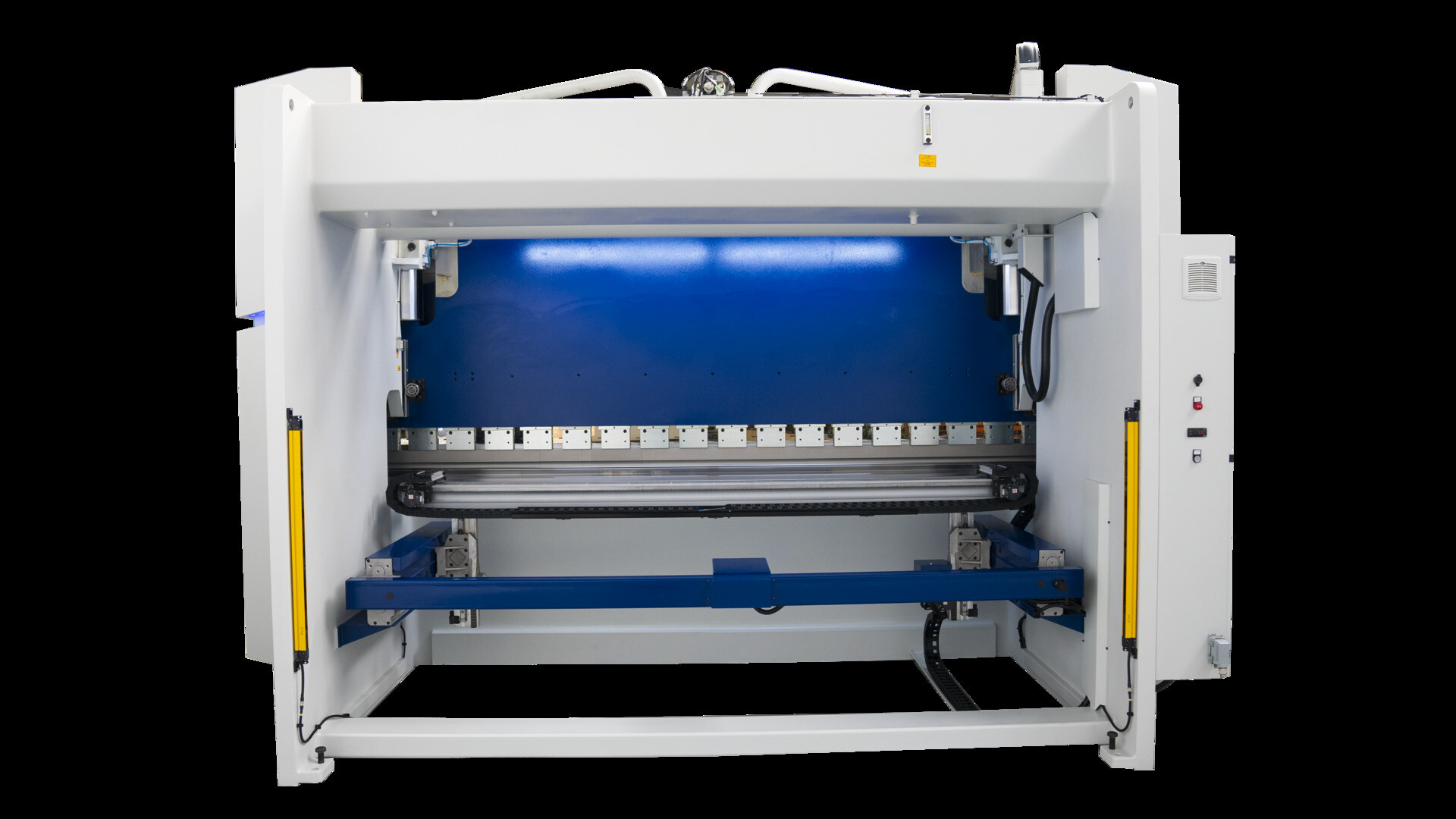 320 Ton, MVD #D320-3700, iBend CNC hydraulic press brake, ESA S 650 CNC Control Unit - Image 4