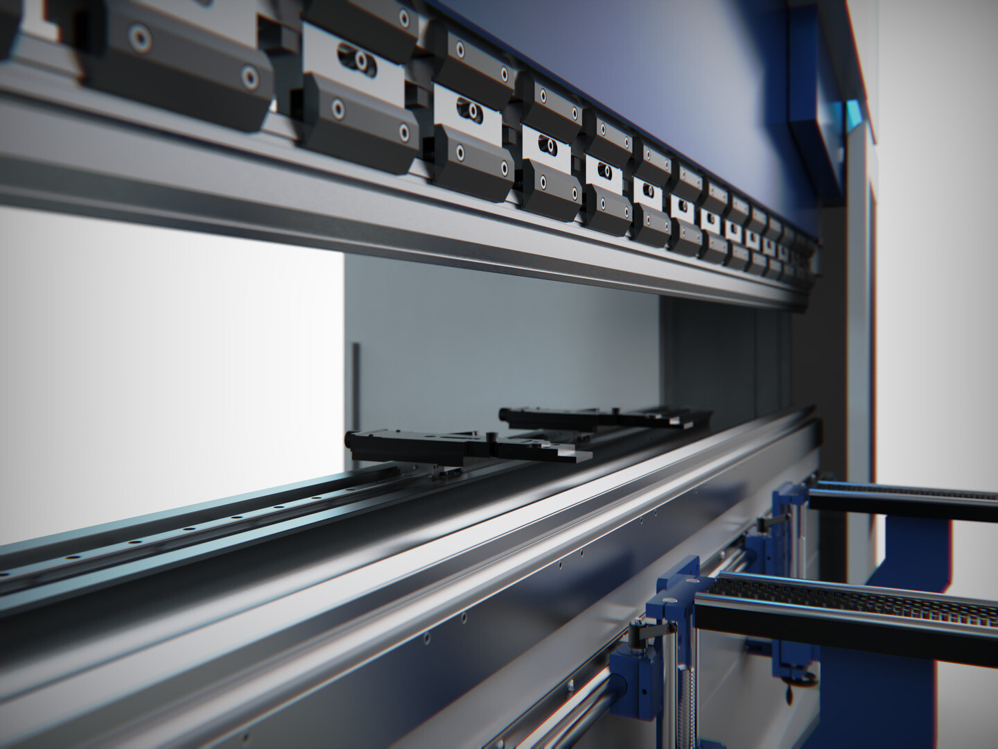 320 Ton, MVD #D320-3700, iBend CNC hydraulic press brake, ESA S 650 CNC Control Unit - Image 6