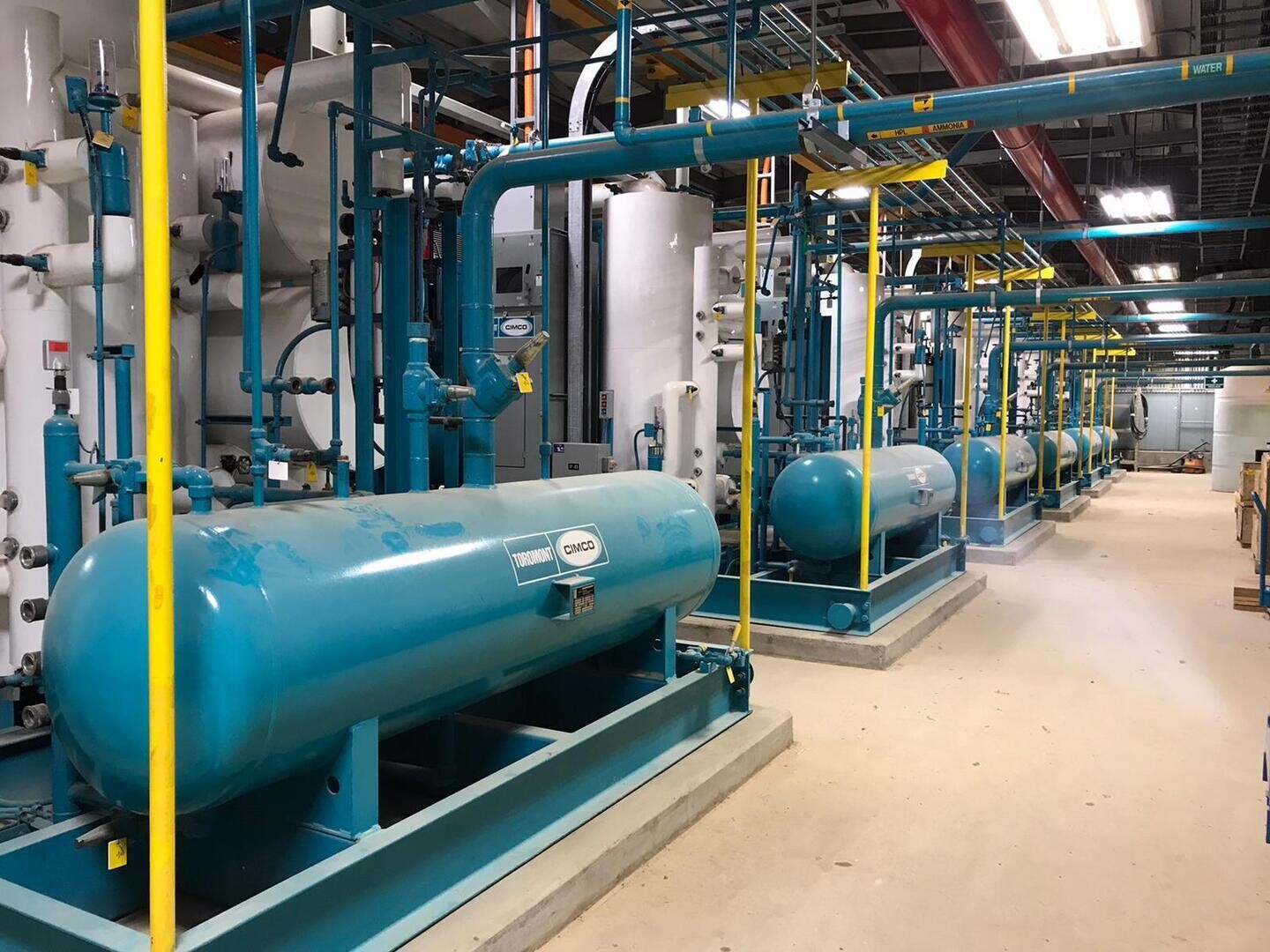 2347 cfm, 300 psig, Frick #RWF-II-399H, Rotary Screw Compressor, Aircooled Condenser Package, 800 HP, 2010 - Image 10
