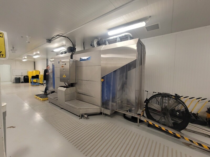 Unifortes #UNI-TW450.80.220, Dolly & Trolley Washer, 11.5' wash tunnel, 2019 - Image 7