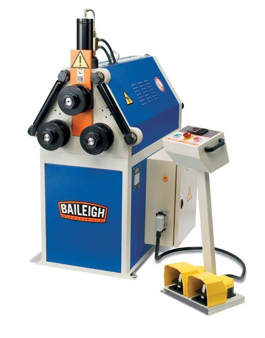 2" Baileigh #R-H45, hydraulic roll bender, 220 V., 3-phase, 1.77" shaft diameter - Image 1
