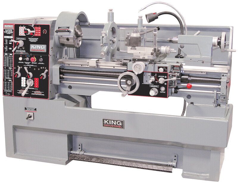 16"/22" x 40" King Canada #KC-1640ML/KM-055, gearhead metal lathe w/ taper attachment, 2" bore, #6MT, 4 HP - Image 1