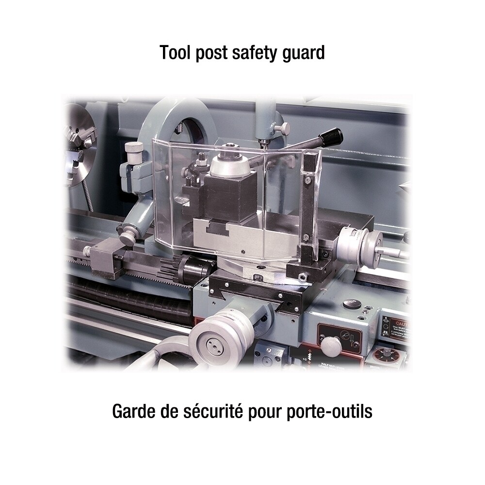 16"/22" x 40" King Canada #KC-1640ML/KM-055, gearhead metal lathe w/ taper attachment, 2" bore, #6MT, 4 HP - Image 3