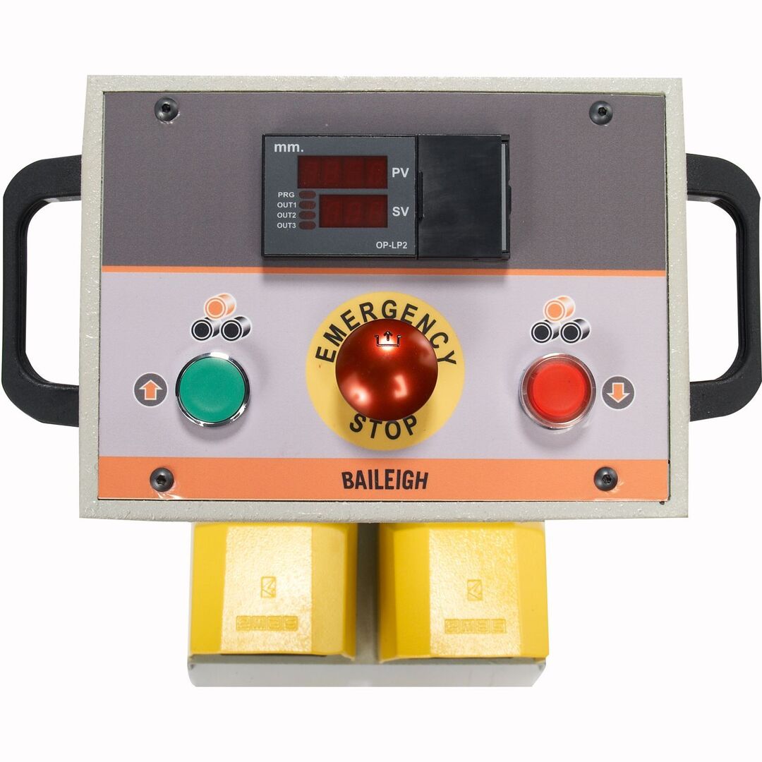 2.75" Baileigh #R-H55, angle roller, 5 HP, 220 V., 3-phase, 2.16" shaft diameter, - Image 3