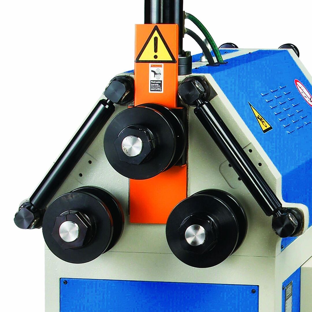 2.75" Baileigh #R-H55, angle roller, 5 HP, 220 V., 3-phase, 2.16" shaft diameter, - Image 7