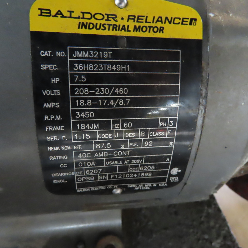 30 Ton, Budzar #AP-28S-SP, self contained air cooled chiller, 460 V., 800 BTU/Hr, R-422-B refrigerant - Image 6
