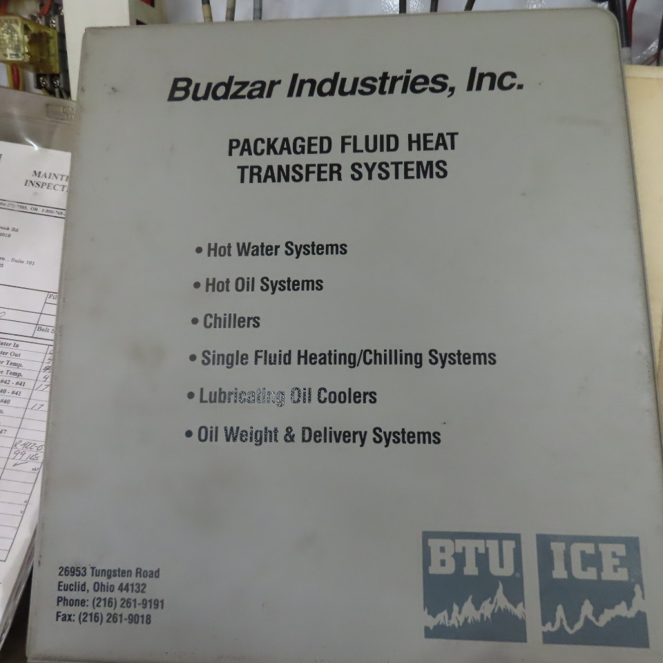 30 Ton, Budzar #AP-28S-SP, self contained air cooled chiller, 460 V., 800 BTU/Hr, R-422-B refrigerant - Image 8