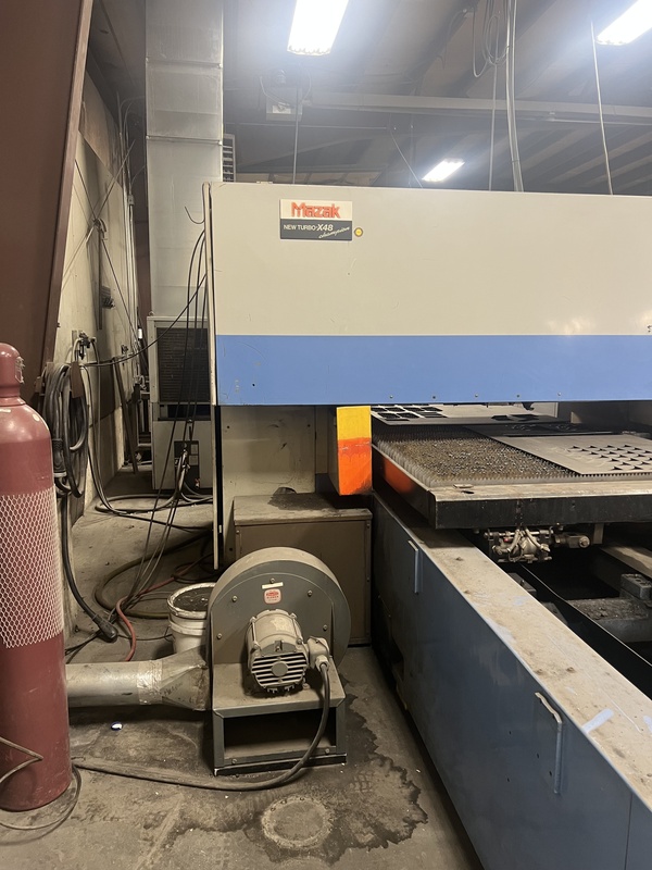 Mazak #Super-Turbo-X48-Champion, Co2 laser cutter, 1000 watt
