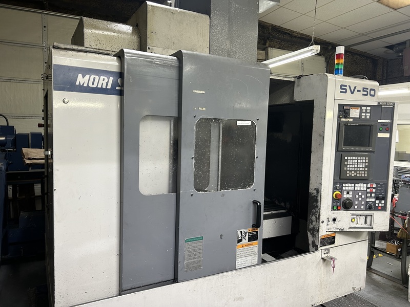Mori Seiki #SV-50, CNC vertical machining center, 31.5" X, 20.1" Y, 20.1" Z, 10000 RPM, 20 automatic tool - Image 2