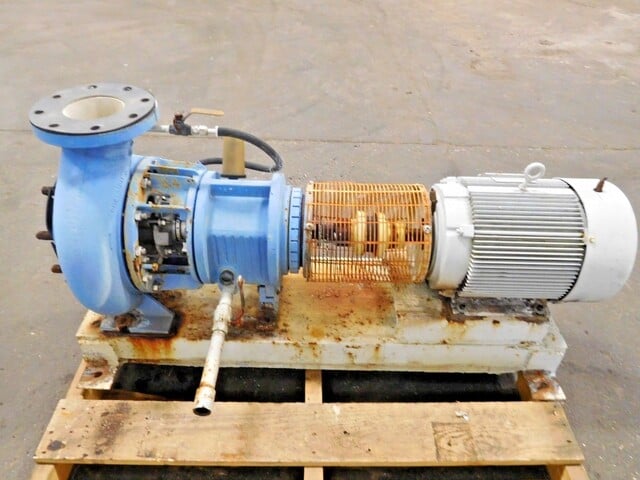 350 GPM @ 25' TDH, ITT #CD4MCU, 6 x 4 x 8.5 A-C pump with 5 HP motor, 1993 - Image 4