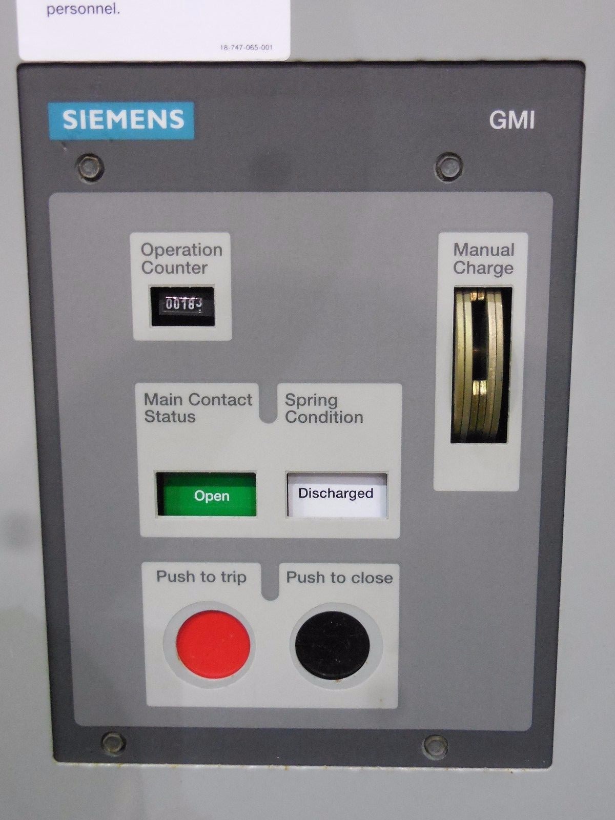 3000 Amps, Siemens, 5-GMI-350-3000-78, AC high voltage vacuum breaker - Image 6