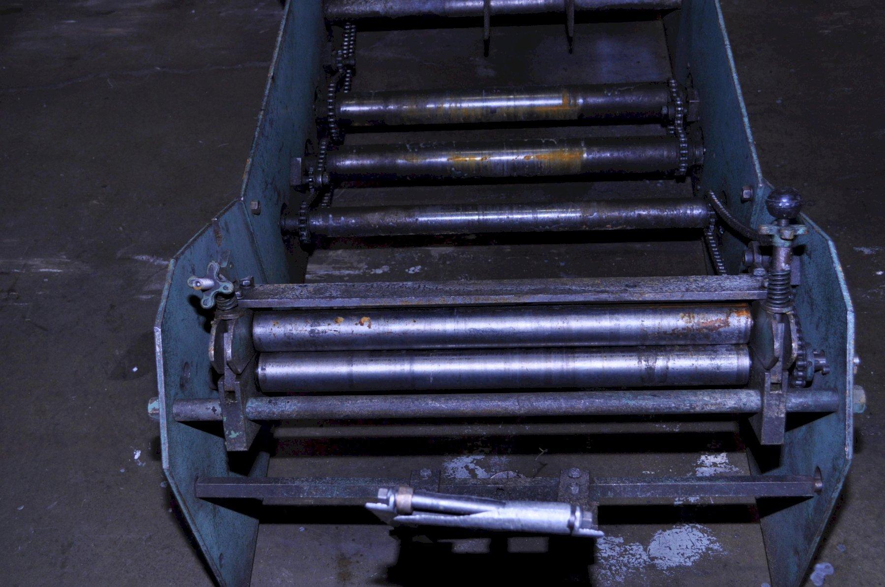 3000 lb. Rowe #3020-J, coil cradles, 20" width, 48" outside dimension, manual coil guide adj., loop Control - Image 3