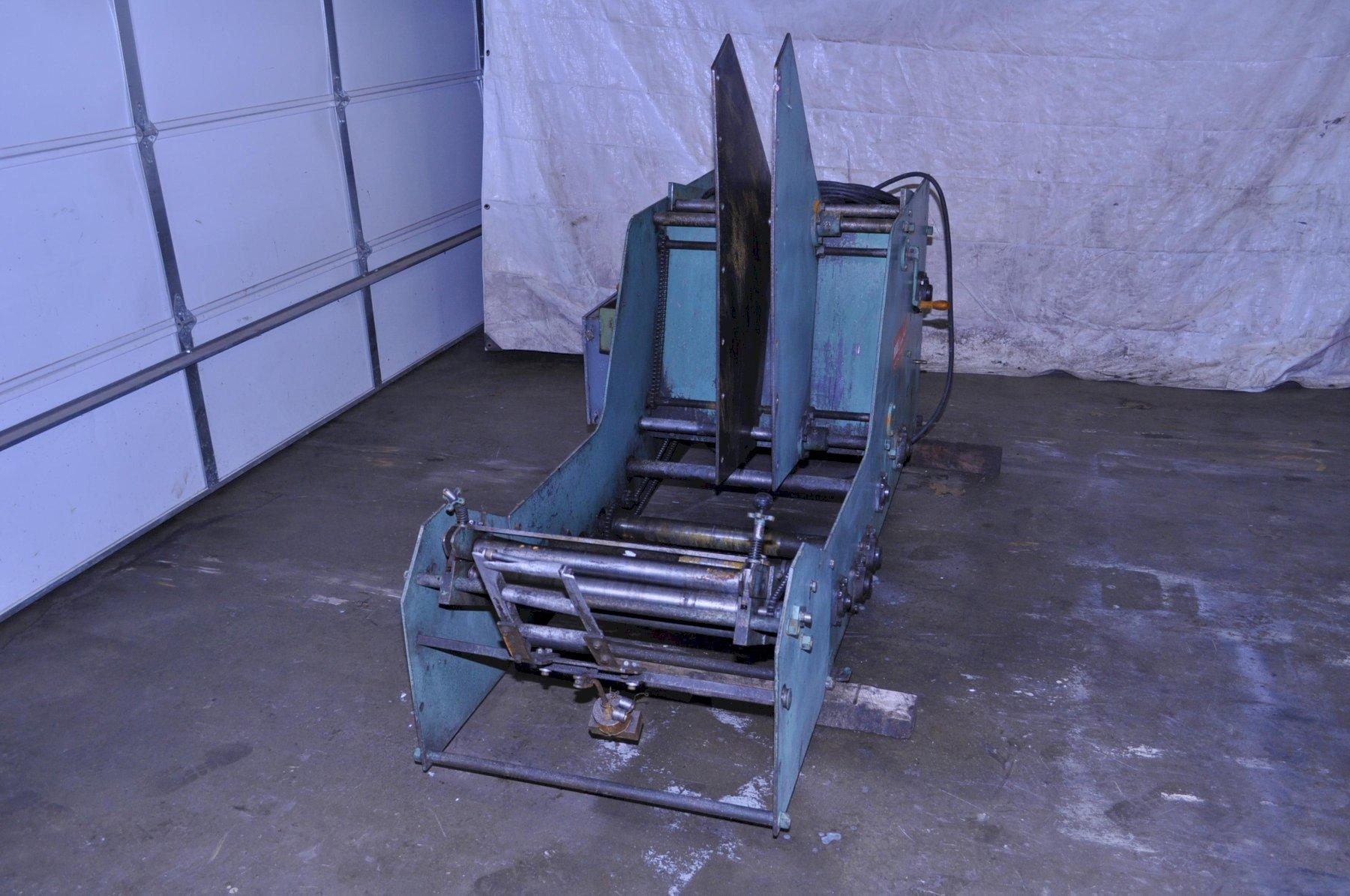 3000 lb. Rowe #3020-J, coil cradles, 20" width, 48" outside dimension, manual coil guide adj., loop Control - Image 4