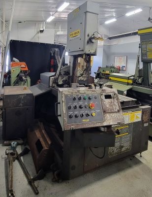 18" x 20" Hyd-Mech #V-18, vertical bandsaw, 1-1/4" x 14'11" blade, 7.5 HP, 65-385 SFM, 2004 - Image 5