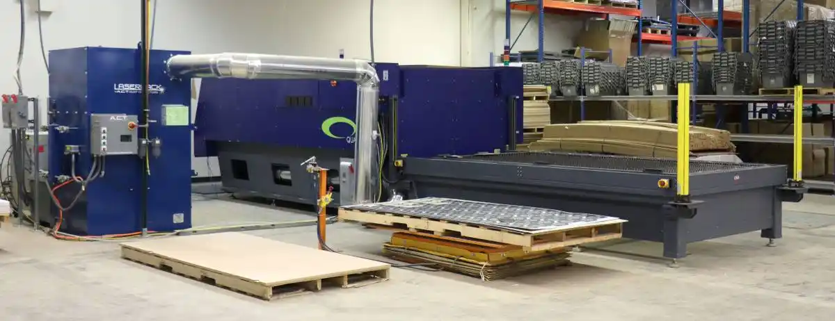 Multicam #Quantus, CNC fiber laser, 4000 watt, 5' x10'table, dual shuttle table, 2020, S46220 - Image 1