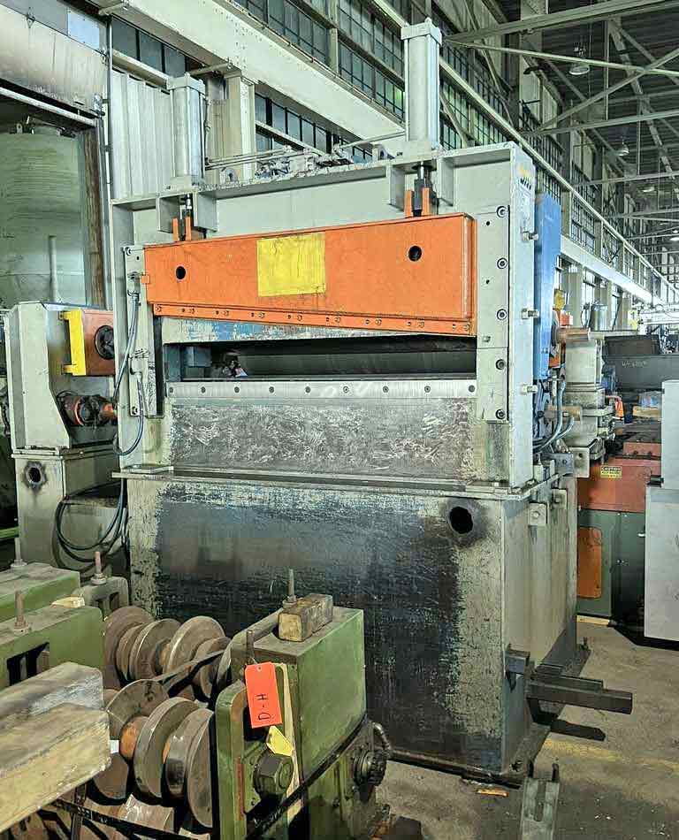 60" Mico Tension Stand, entry & exit separator tooling shafts, with Crop Shear - Image 8