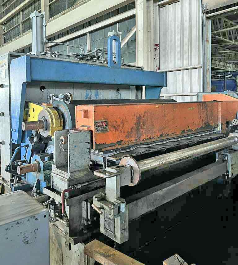 60" Mico Tension Stand, entry & exit separator tooling shafts, with Crop Shear - Image 10