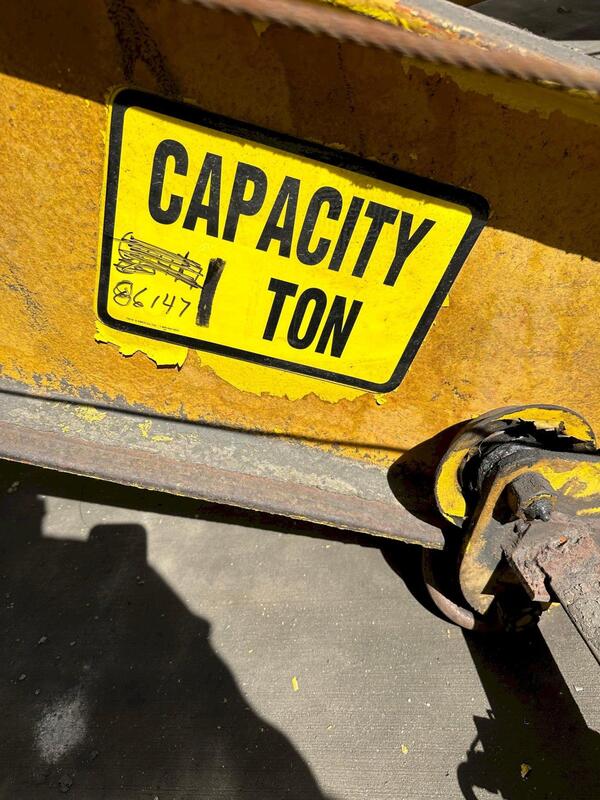 1 Ton, Jib Crane, 13' 4" jib length, 10' 2" hoist travel, 11' 5" column height, pendant Control - Image 4