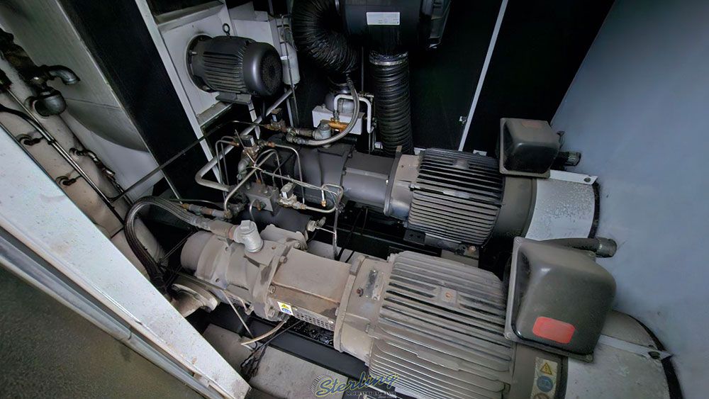 125 psi, Gardner Denver #VST55-90A, air compressor, 100 HP, 460 V., 3-phase, sound attenuated enclosure - Image 9