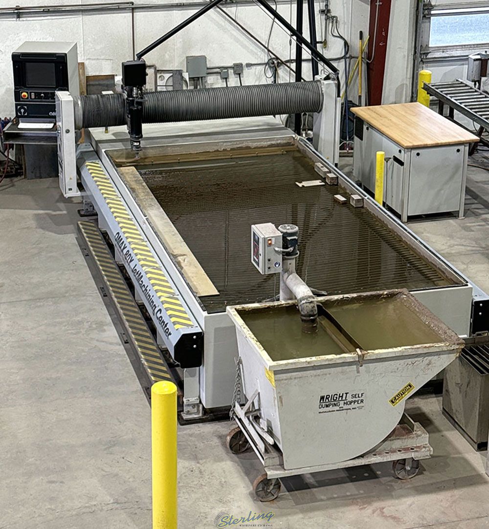 Omax #80X, waterjet cutting, 6' 8" x 13' 4" capacity, 50 HP Enduromax pump - Image 2