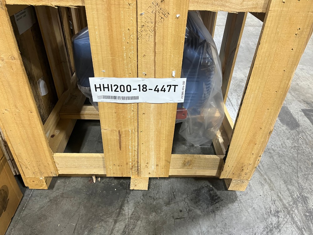 200 HP 1800 RPM Hyundai, Frame 447T, TEFC, 460 Volts - Image 1