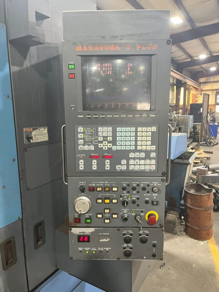 Mazak #Integrex-50-1000U, multi-taksing CNC mill turn live tool, Mazatrol T-Plus, 28" swing, 24" chuck, 1997 - Image 10