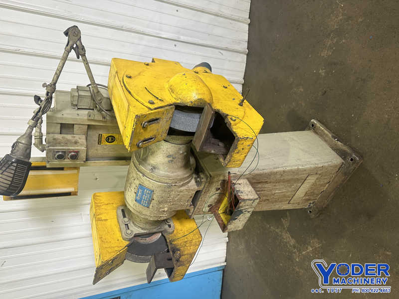 14" Cincinnati #SPL, double end pedestal grinder, 2" wheel, work rest, water tray, 3 HP - Image 2