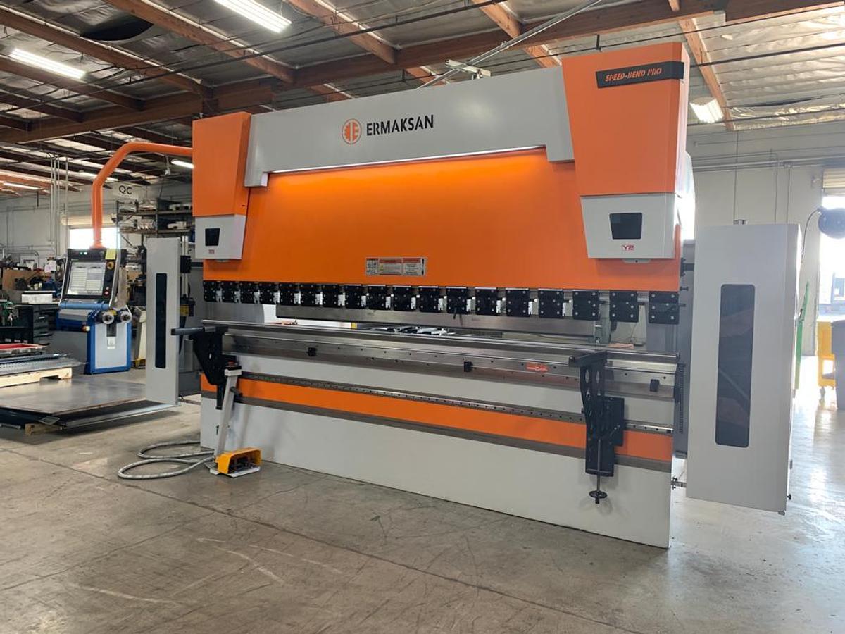 242 Ton, Ermak #Power-Bend-Falcon, CNC press brake, 12.3'OA, 128" between housing, 10.8" stroke, 16.1" - Image 1