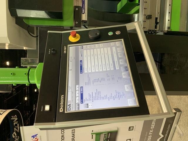 193 Ton, Ermak #Evo-3, hybrid CNC press brake, 12' overall, 128" between housing, 10.83" stroke, 16.14" - Image 5
