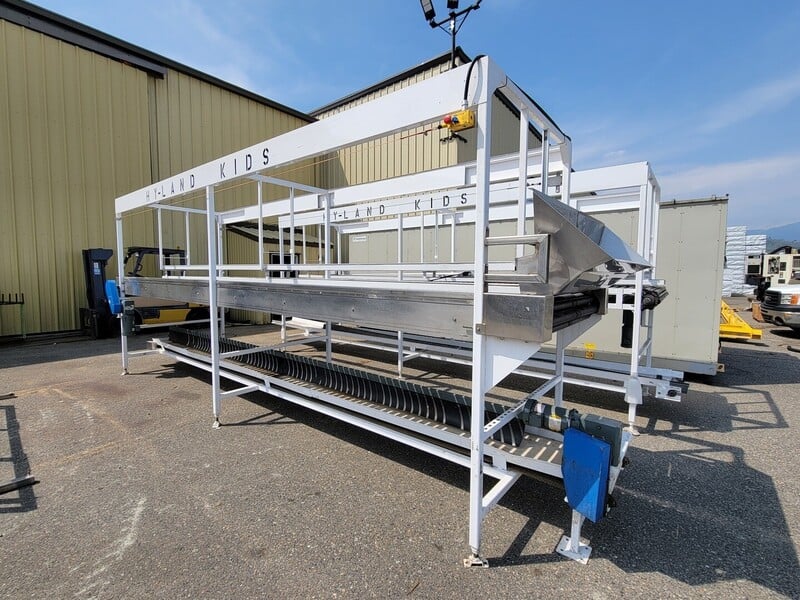 Boston Gear #700-Series, Fruit Sorting & Packaging Line 2 Conveyor Sections, (3) 1 HP, 1725 RPM, - Image 2