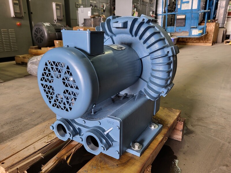 84 scfm, Ametek #DR523K86, Regenerative Blower, Centrifugal, 3 HP, 3450 RPM, 375 V. - Image 6