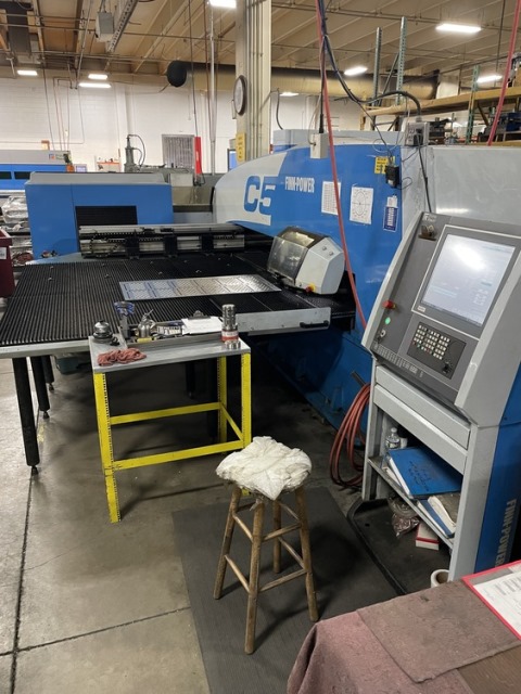 33 Ton, Finn-Power #C5, CNC Turret Punch, 20 station, 1100 SPM, Siemens 840D Control, 2006 - Image 3