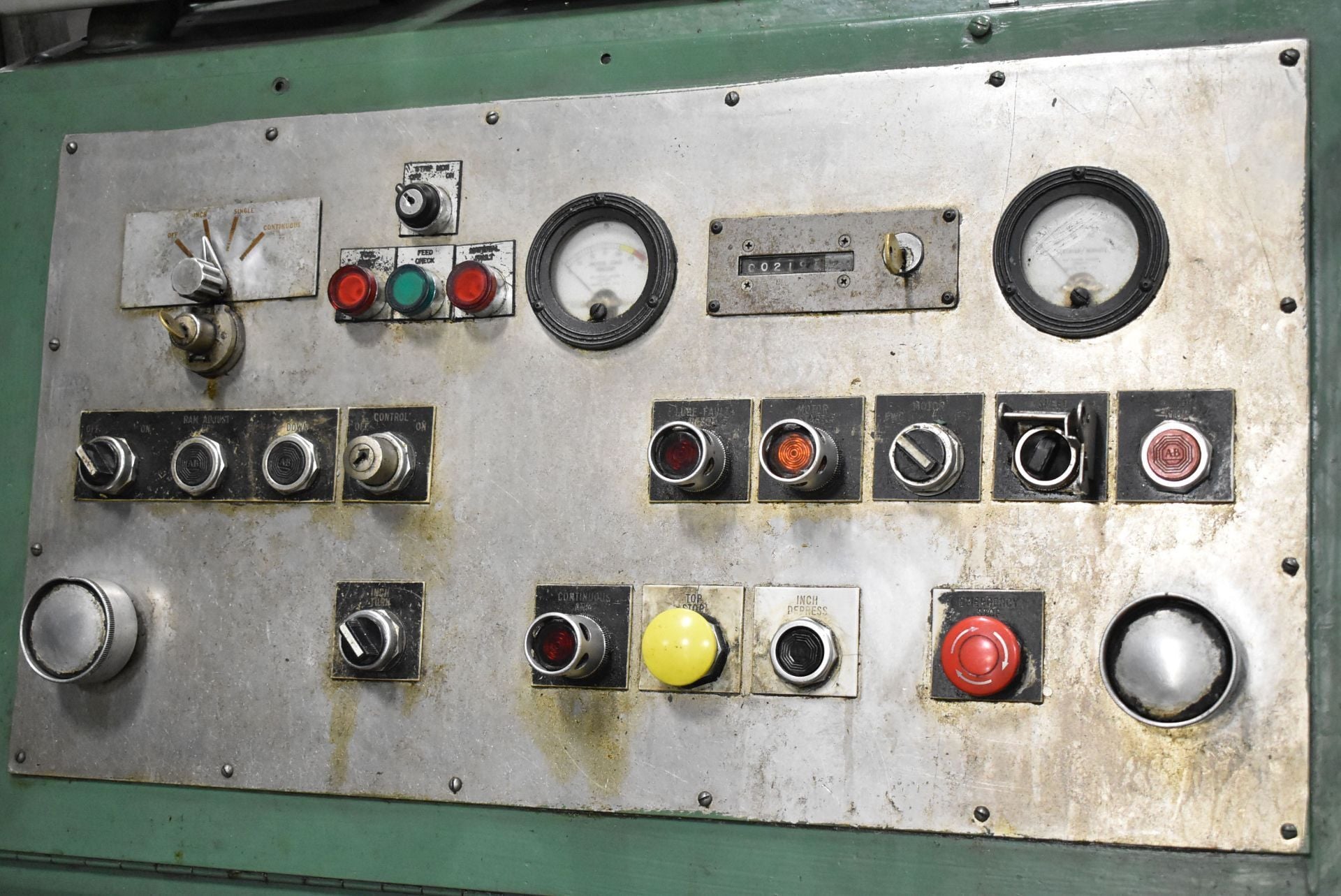 150 Ton, Minster #P2-150-54, straight side double crank, 6" stroke, 23" Shut Height, 4" adj., 45-90 SPM - Image 4