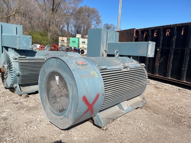 1000 HP 1200 RPM ABB, Frame 500L, TEFC BB, 4160 Volts (2 available) - Image 4